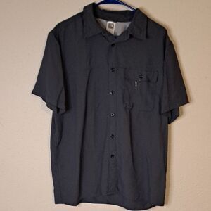 The North Face Men's Blue Short Sleeve Shirt size large